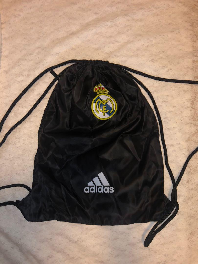 real madrid drawstring bag