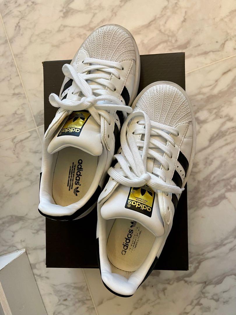 White leather sales adidas womens