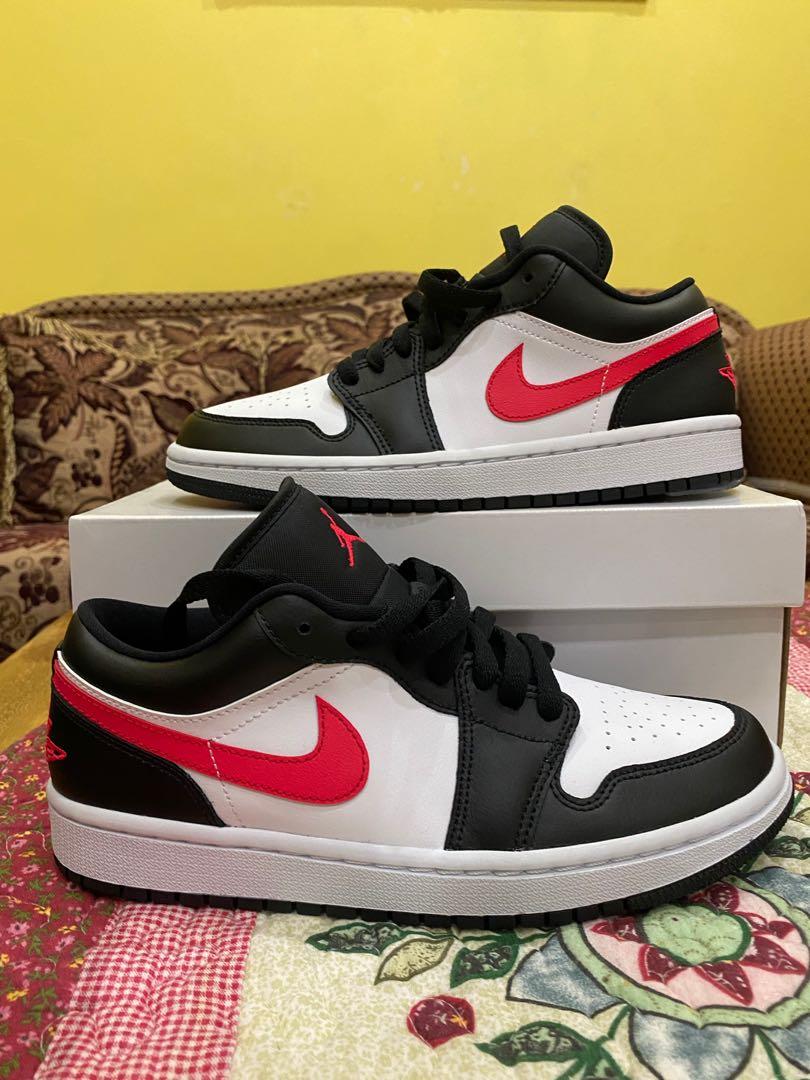 Air Jordan 1 Low Siren Red, Women's Fashion, Footwear, Sneakers on Carousell