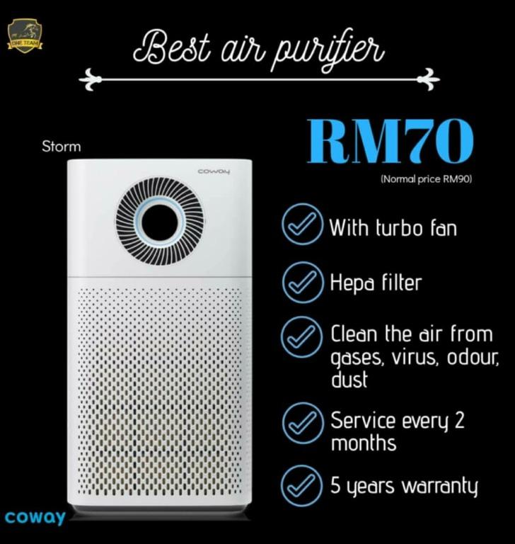 Coway air purifier hotsell promotion