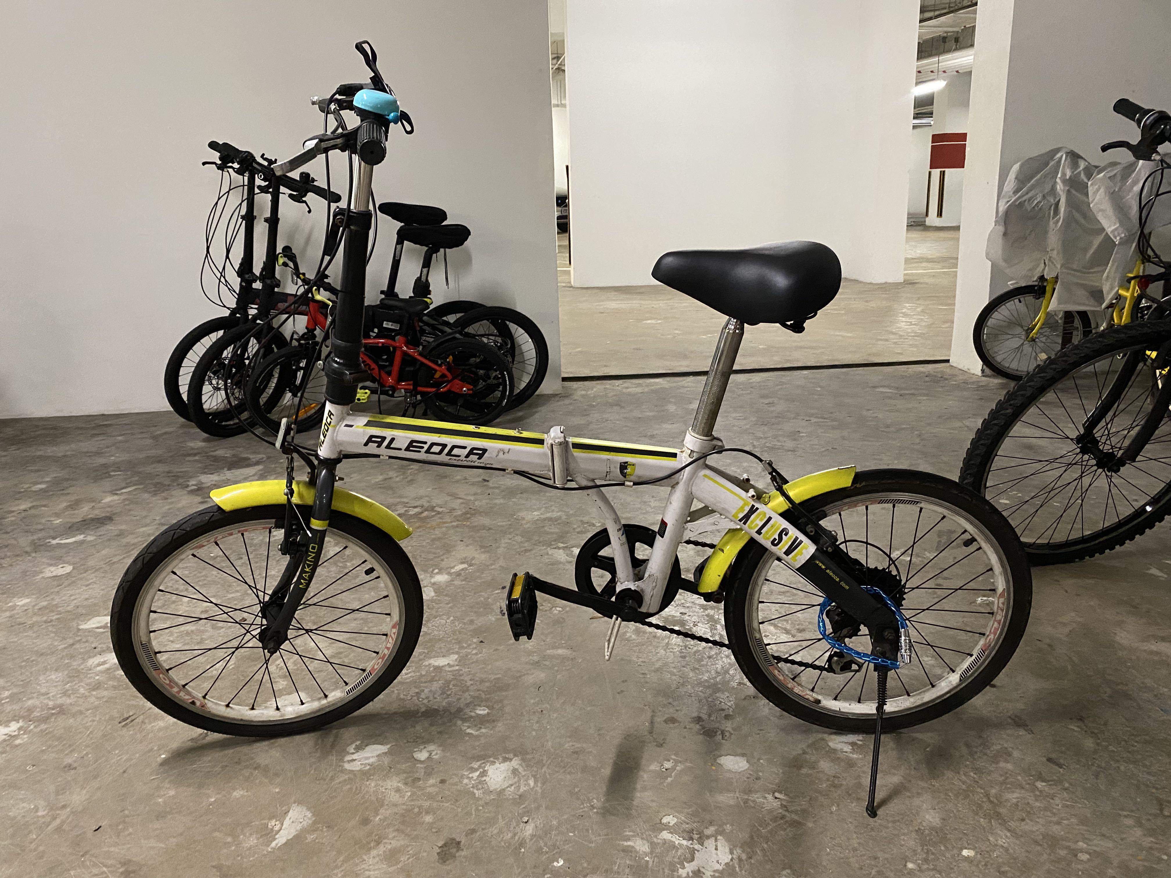 Aleoca folding sales bike 20
