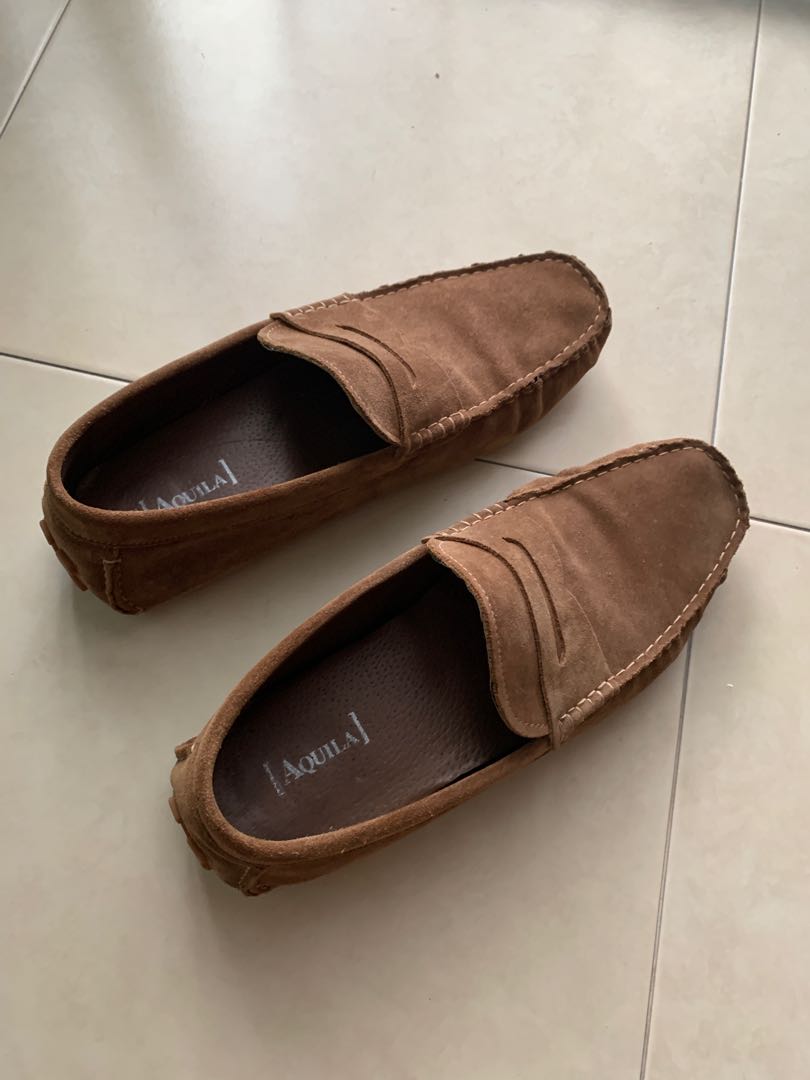 Aquila leather driving shoes, Men's 