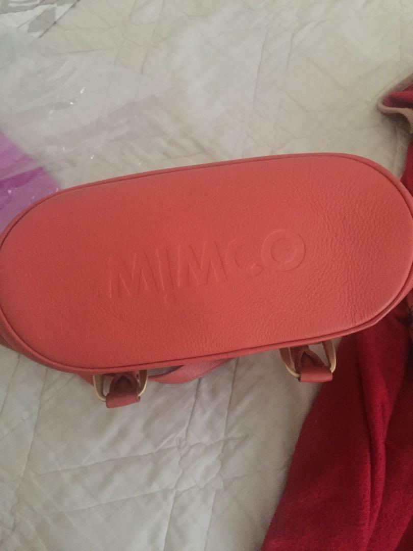 authentic mimco turn lock shoulder bag/ sling bag tas leather kulit, Barang Mewah, Tas & Dompet