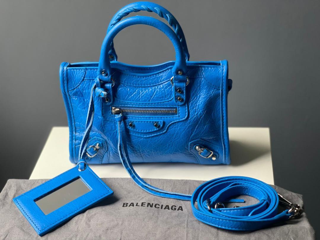 Buy Balenciaga Classic Metallic Edge Nano City Bag for Womens   Bloomingdales KSA