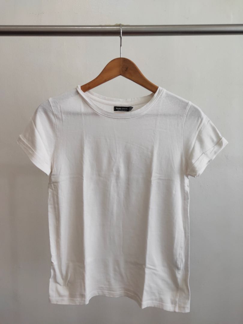 Bershka white shirt Clearance