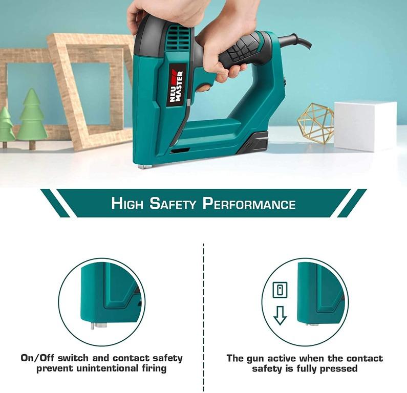 NEU MASTER Electric Staple Gun Cordless, Liion, 54 OFF