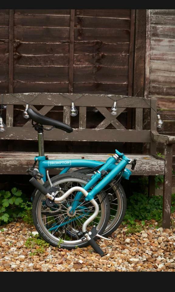 Brompton B75 Water Blue Sports Equipment Bicycles Parts Bicycles on Carousell
