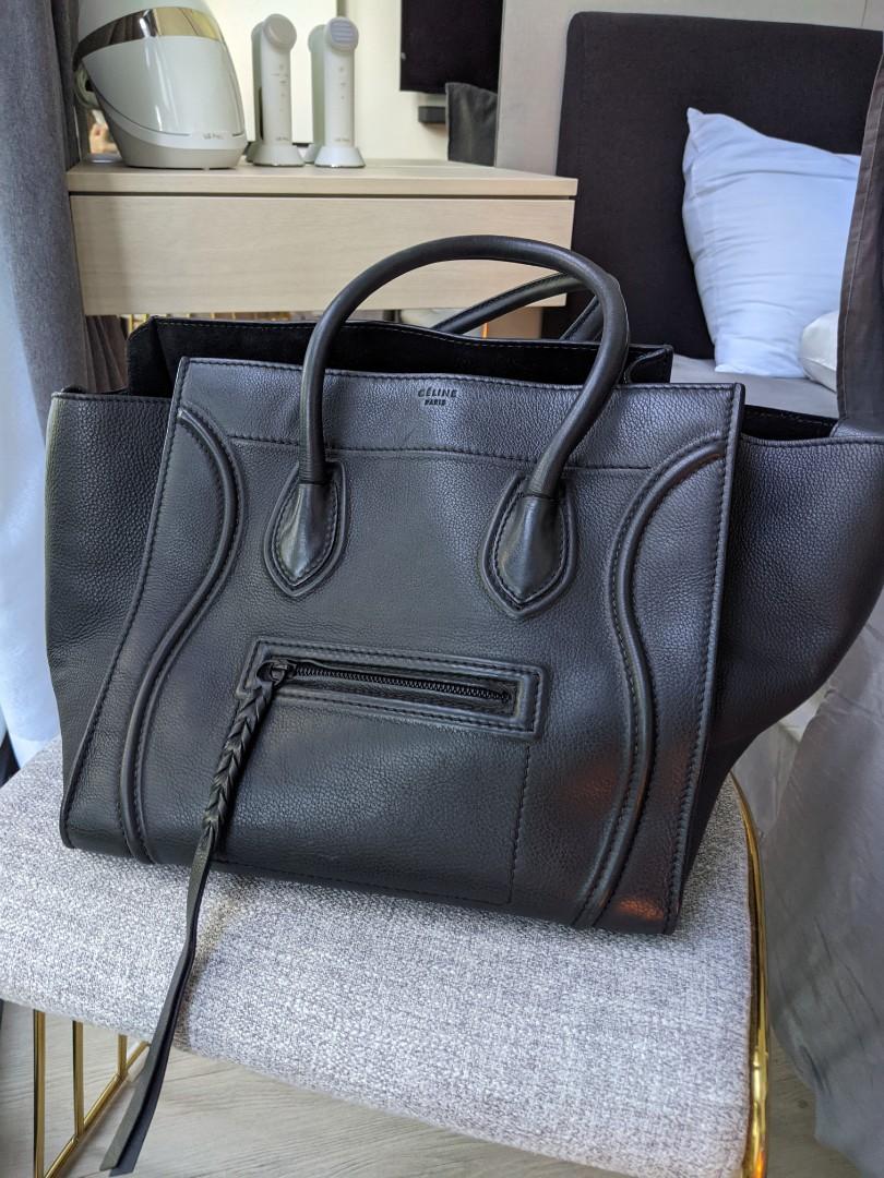 Celine Phantom Black Large Handbag Women s Fashion Bags