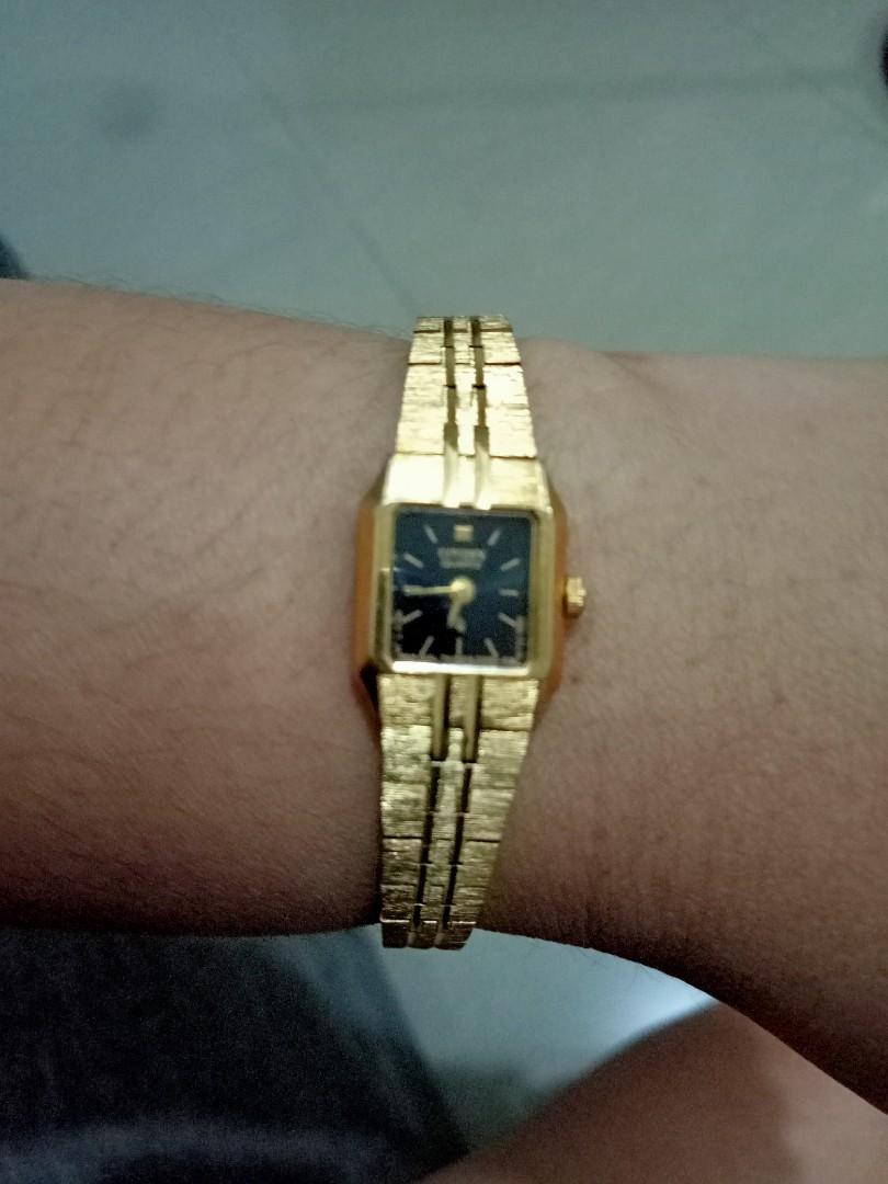 Citizen quartz japan best sale movt 23k gold plated