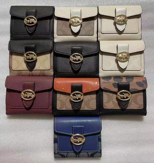 Georgie small wallet best sale coach