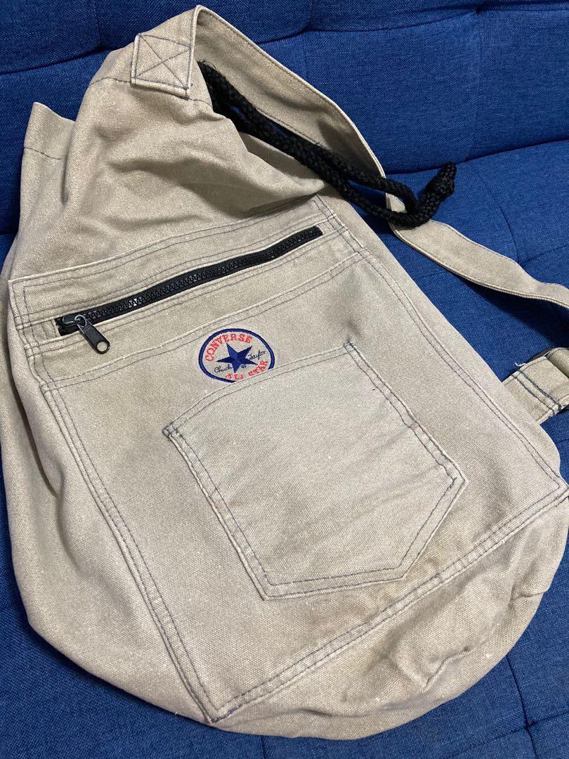 Converse shop denim backpack