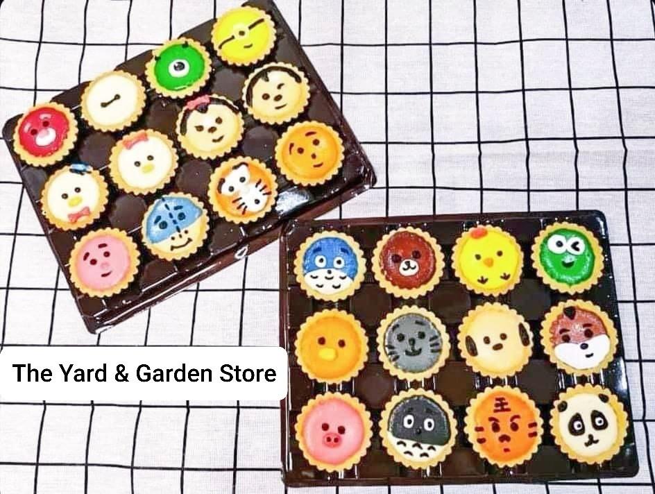 Cute Cartoon Cheese Tarts Food Drinks Local Eats On Carousell