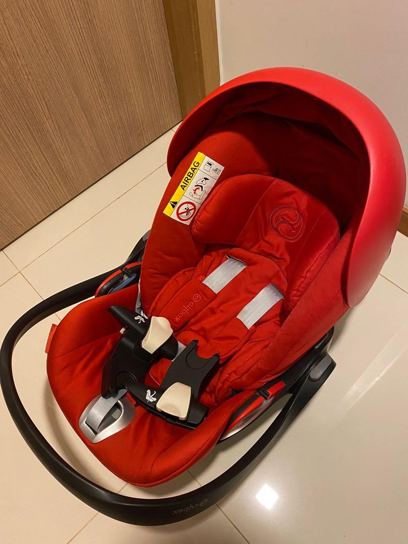 Cybex Cloud Q Infant Car Seat Free Pram Adaptors Newborn Inlay Insert Babies Kids Going Out Car Seats On Carousell
