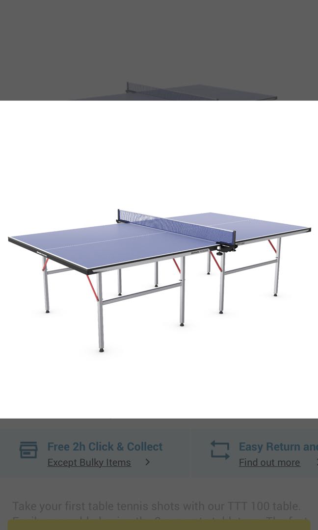 Decathlon Pongori Table Tennis Table, Furniture & Home Living