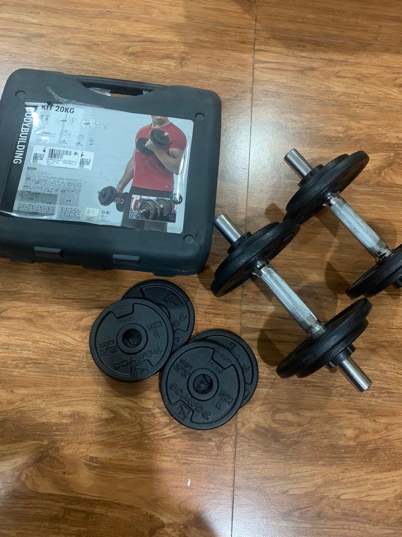 Domyos shop dumbbell kit
