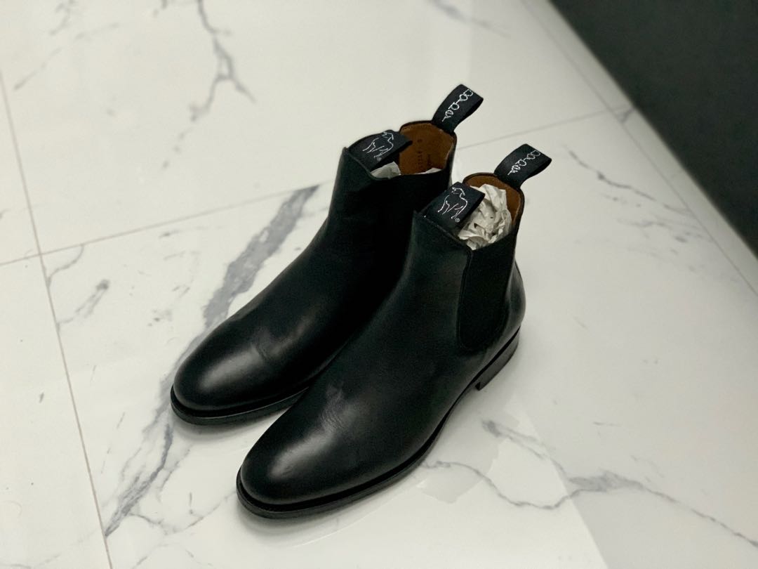 Dorper Lamb Skin Boots Men s Fashion Footwear Boots on Carousell