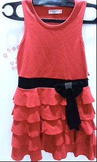 Dress Monalisa Brand Red Ruffle (open barter)