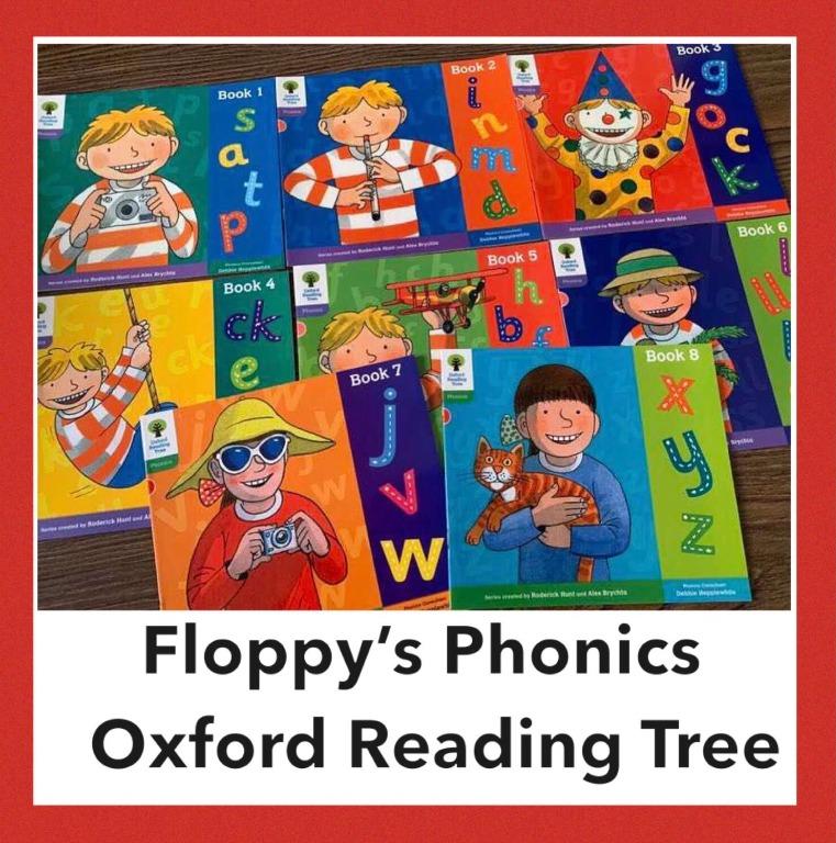 Floppy's Phonics Level 1 and 2 (48 books) Oxford Reading Tree 