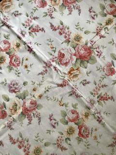 Floral Table Cover / Large Cushion Cover