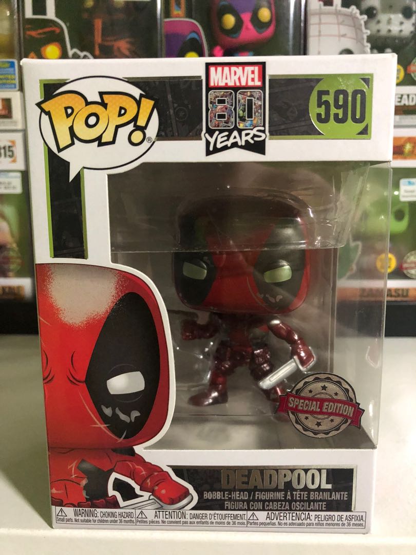 Deadpool 1st Appearance 590 Special Edition Marvel 80 Years Vin Funko Pop! 