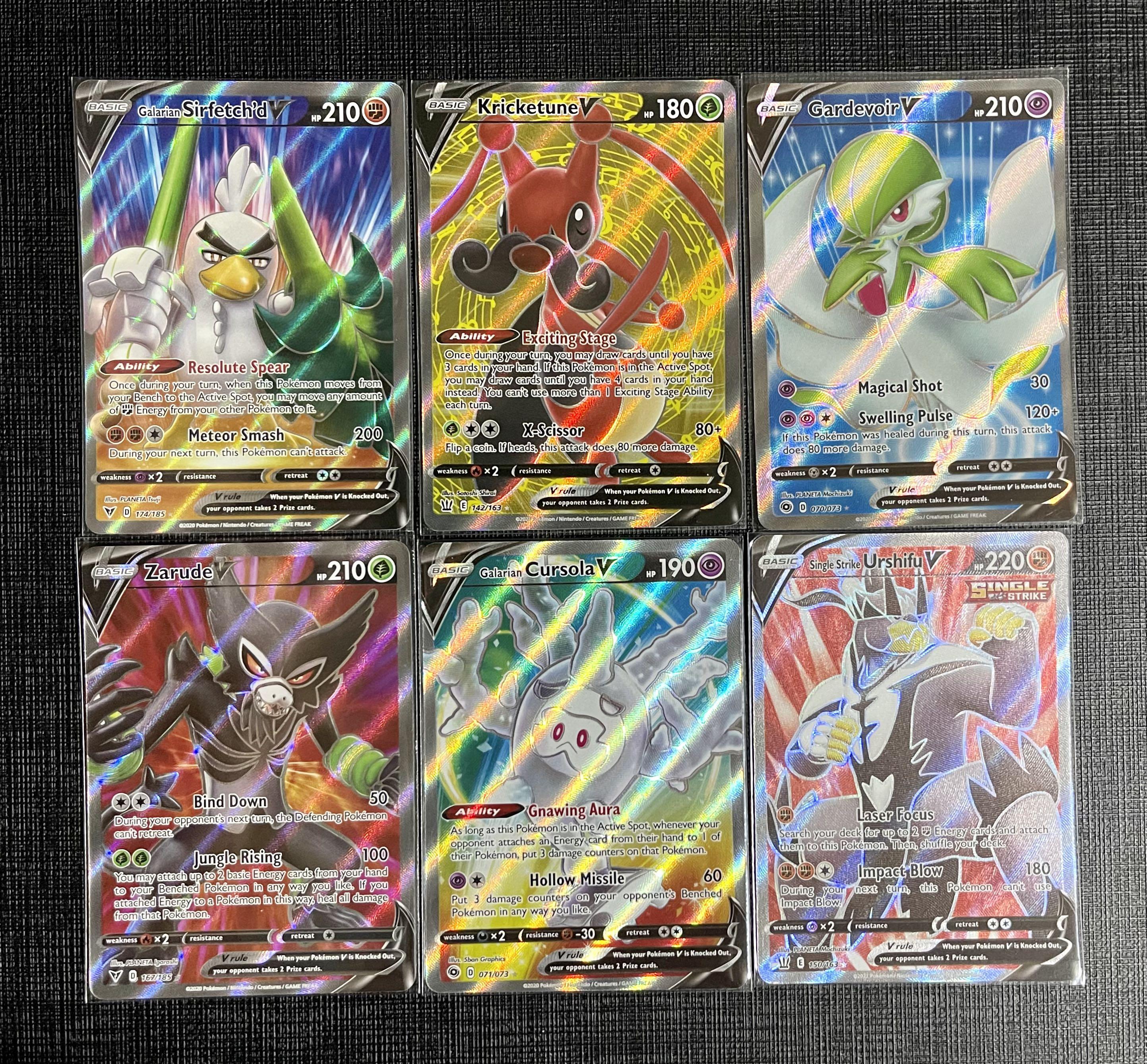 Pokemon Price - 2020 Vivid Voltage Full Art/Galarian Sirfetch'd V Holo