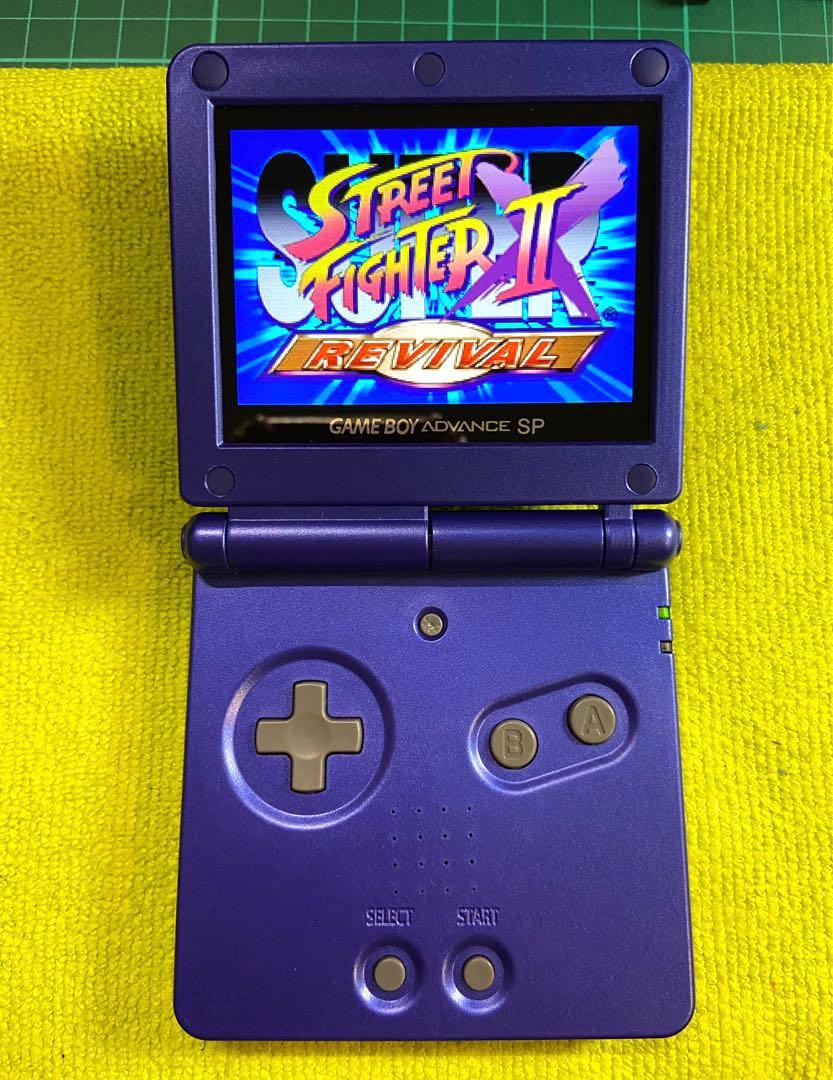 GBA SP]美品IPS 高亮任天堂Nintendo Gameboy Advance SP 藍色送