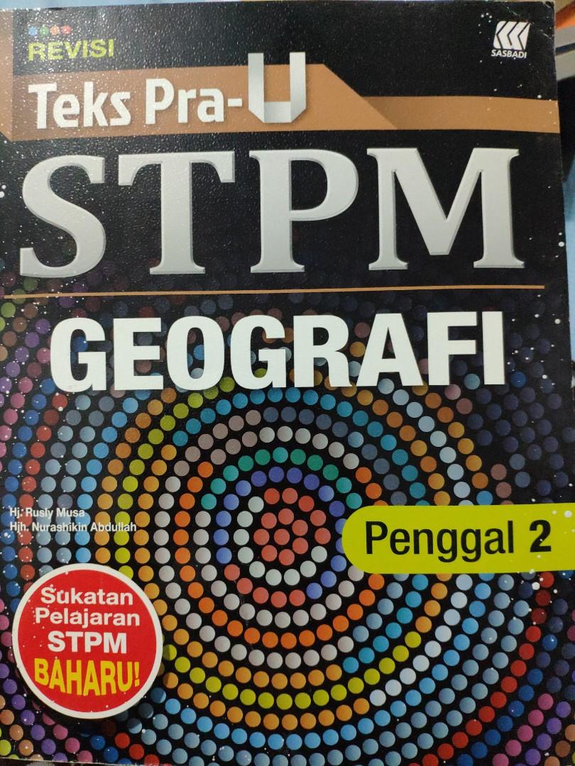 Geografi Stpm Penggal 2 Books Stationery Books On Carousell