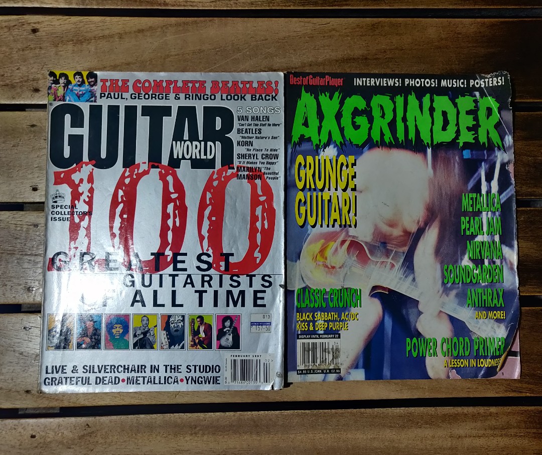 Guitar World Magazine Top 100 Greatest Guitarist of All Time(Feb. '97 ...