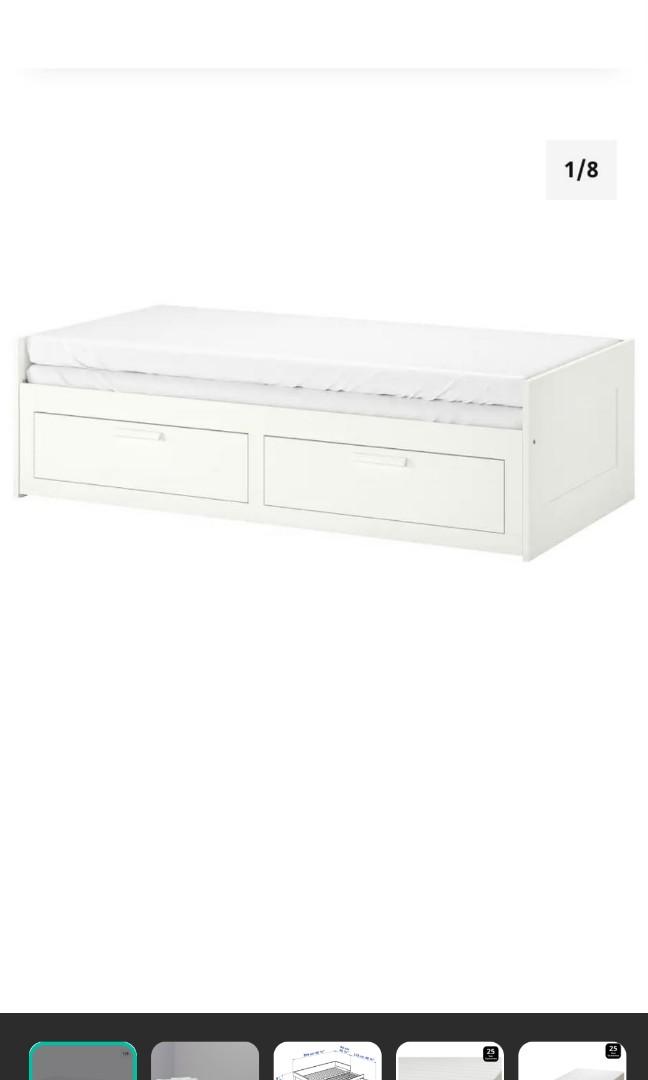 IKEA Brimnes Daybed New, Furniture & Home Living, Furniture, Bed