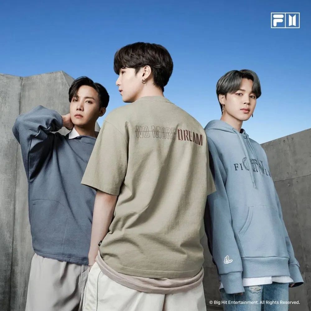 fila hoodie bts