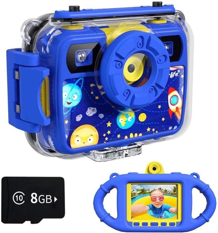 8GB Memory Card Prink Camera for Kids,720P Video Recorder Sport Action Camera Camcorder with 16MP HD Photo Resolution Kid Camera for Children Boys Girls Gift Camera Toys with Mini 1.77 Inch Screen