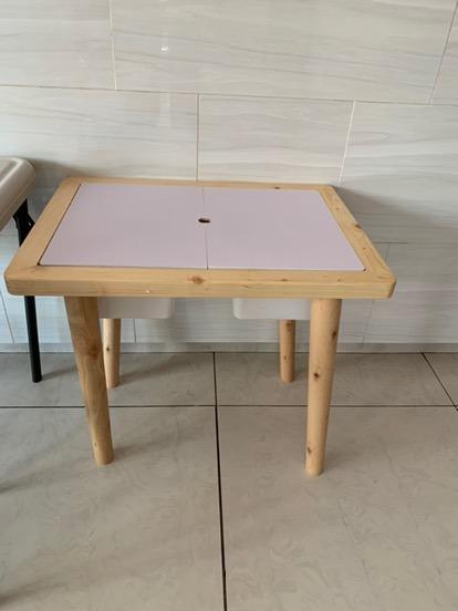 Kids Play Table with Trays Organizer (Category: Tables & Sets) located in Manila. Submitted by affordshopz (Listing ID 1100866356, Image 3). Description: SALE SALE ACTUAL PICTURE POSTED Set Includes: Sensory Table with cover 2 pcs white trays Table size: 45*40*50 cm Material: Solid pine Wood packaging size: 57*16*41 cm volumetric weight: 11 kg ps: CHAIR NOT INCLUDED 𝕄𝕠𝕣𝕖 𝕒𝕗𝕗𝕠𝕣𝕕𝕒𝕓𝕝𝕖 𝕒𝕟𝕕 𝕢𝕦𝕒𝕝𝕚𝕥𝕪 𝕚𝕥𝕖𝕞𝕤? 𝑽𝒊𝒔𝒊𝒕 𝒂𝒇𝒇