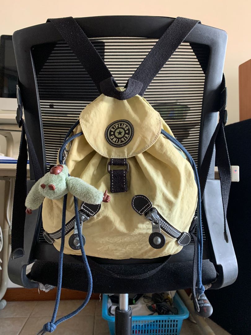 Kipling drawstring mini backpack Women s Fashion Bags Wallets Backpacks on Carousell