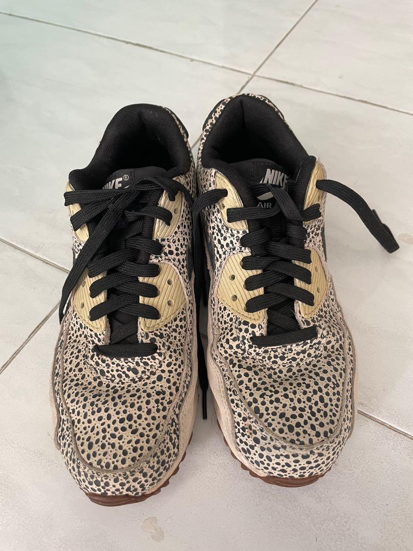 Red and leopard sales print air max