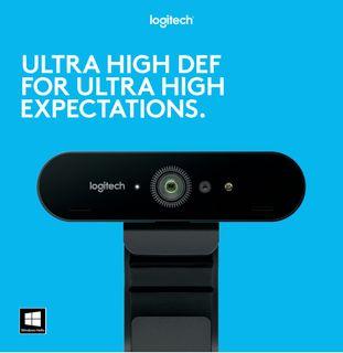 Logitech BRIO C1000E 4K Ultra HD Webcam Video Conferencing Recording Streaming