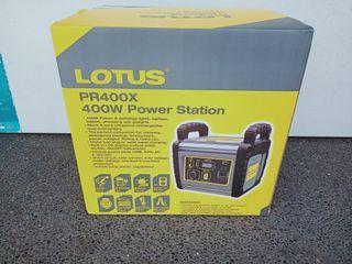 Lotus Rechargeable Power Station 400W Generator Supply with Car Jump Starter