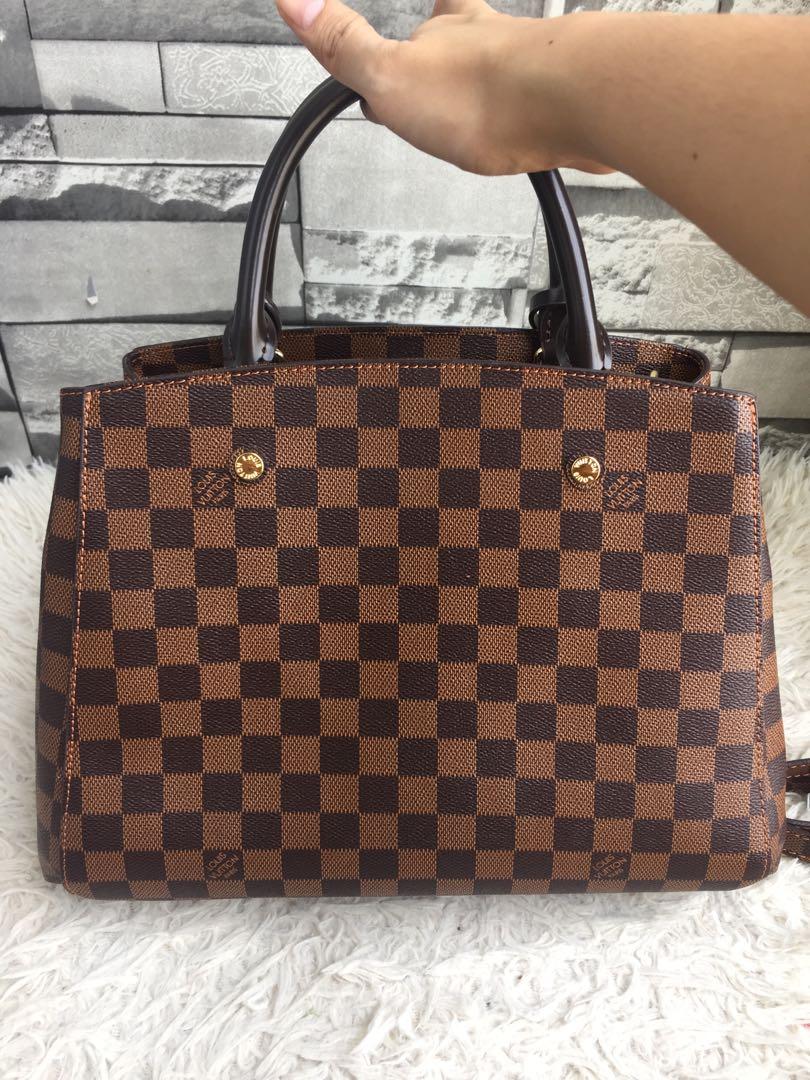 ❤️LV Damier montaigne 2 way bag, Women's Fashion, Bags & Wallets, Shoulder  Bags on Carousell