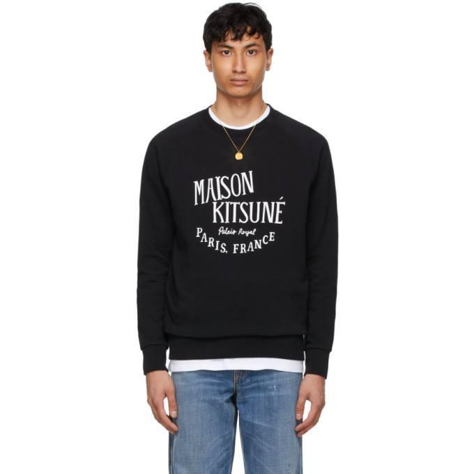Maison Kitsune Palais Royal Classic Sweatshirt Man Color : Black