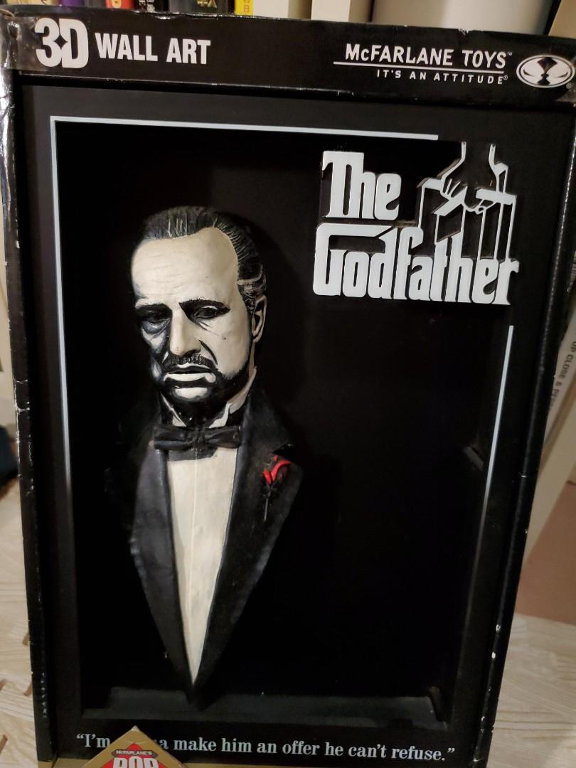ポスター The Godfather 3D Wall Art McFarlane Toys The Godfather 3D