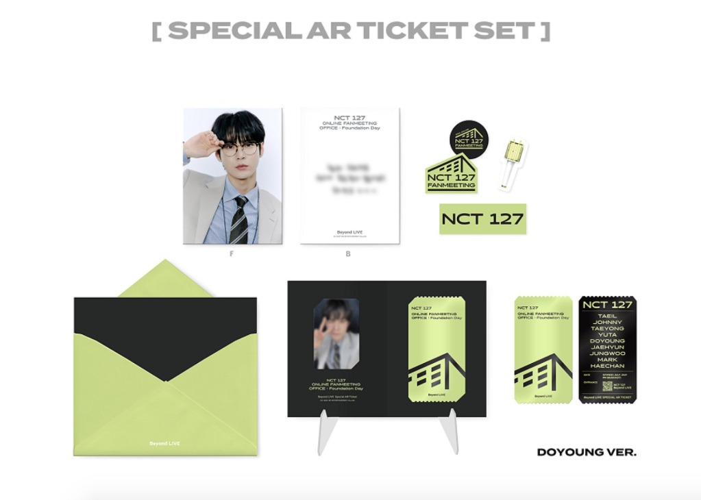 NCT 127- Beyond LIVE DOYOUNG SPECIAL AR TICKET SET, Hobbies & Toys