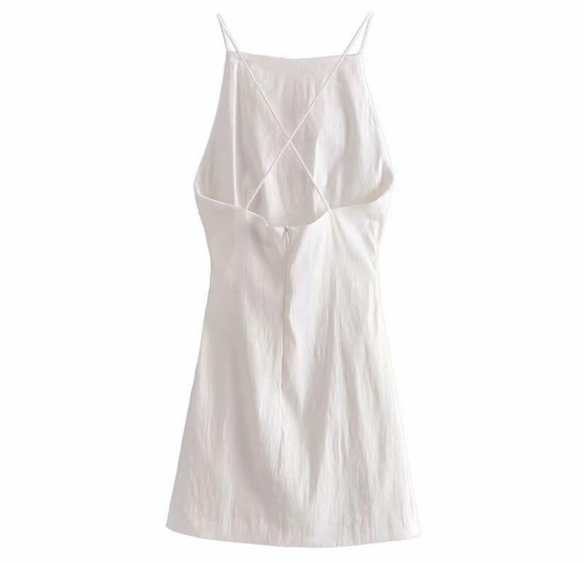 [RUSH] Minimalist White Dress, Women's Fashion, Dresses & Sets, Dresses ...