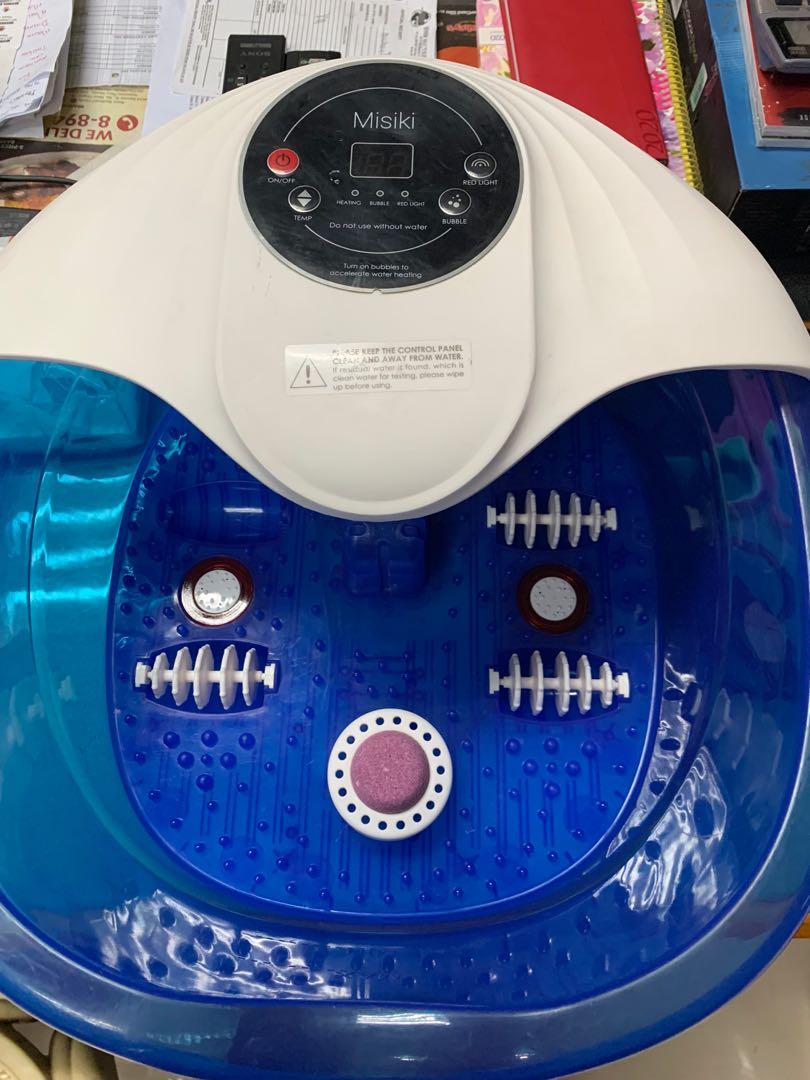 Misiki Foot Spa (Category: Foot Care) located in Pasay City. Submitted by ayinong168 (Listing ID 1100807320, Image 1). Description: Item is in excellent condition working, 110volts, needs transformer to work pm for inquiries .