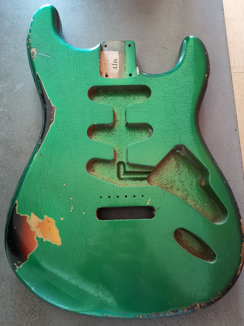 Mjt Relic Strat Body Hobbies And Toys Music And Media Musical Instruments On Carousell 4105