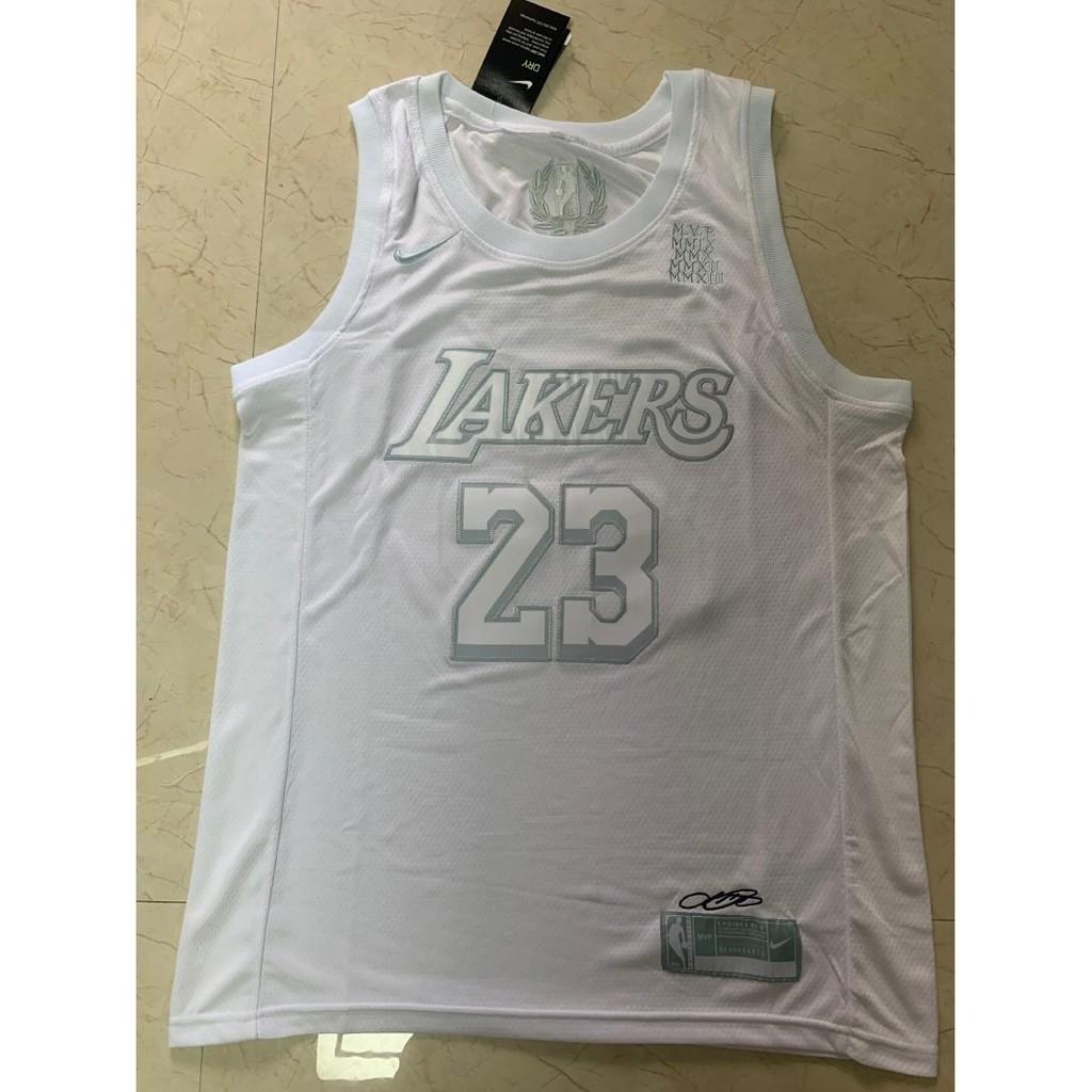 Nike NBA Los Angeles Lakers LeBron James No. 23 Jersey White