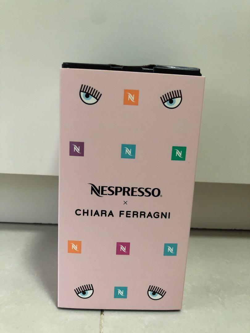 Nespresso Chiara Ferragni Nomad Travel Mug 300 ml And Coffee Mug Set NEW  U.S.A