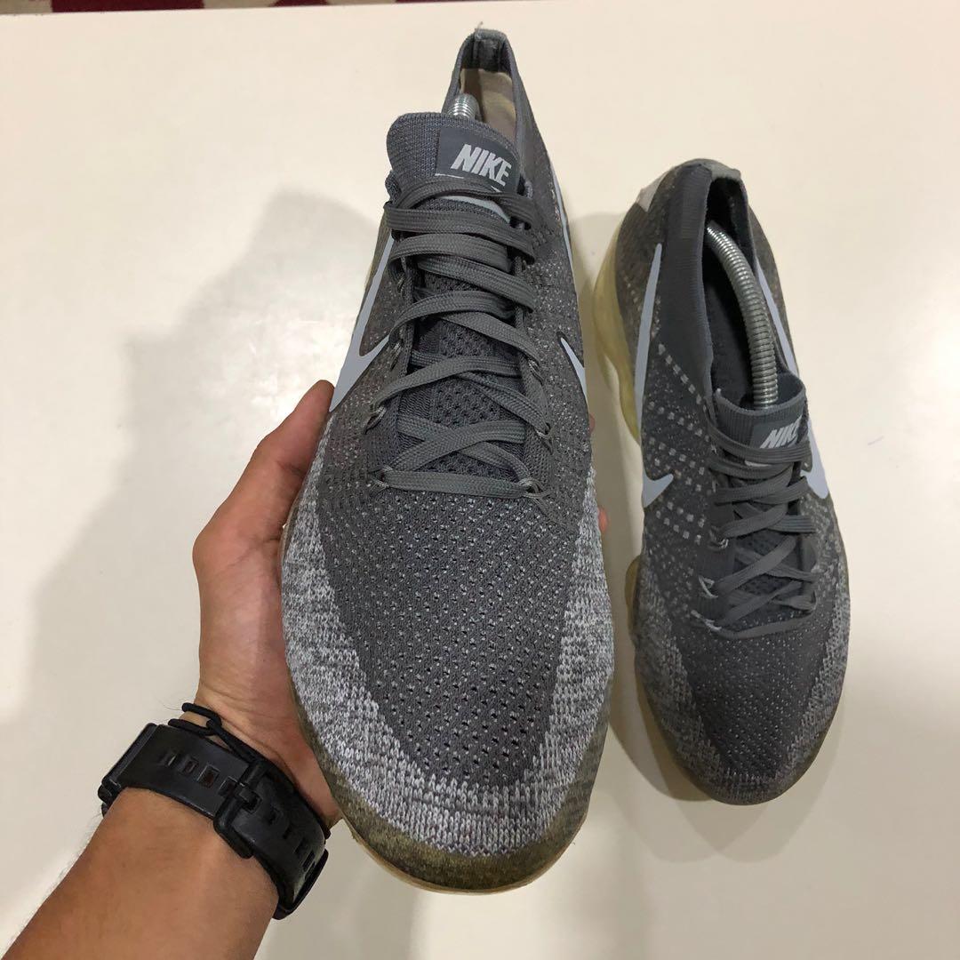 Nike air vapormax flyknit asphalt top grey