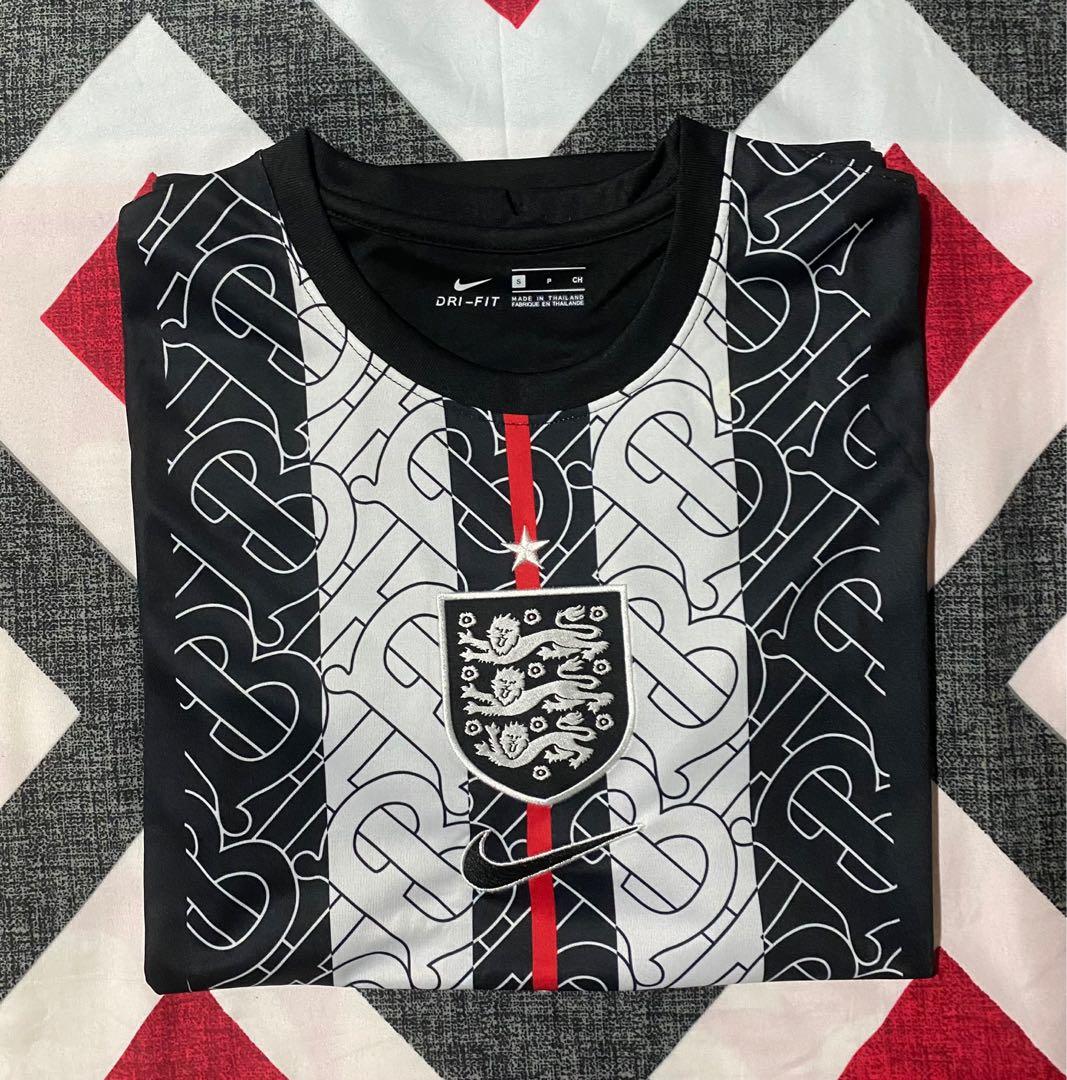 Nike England X Burberry Men s Fashion Tops Sets Tshirts