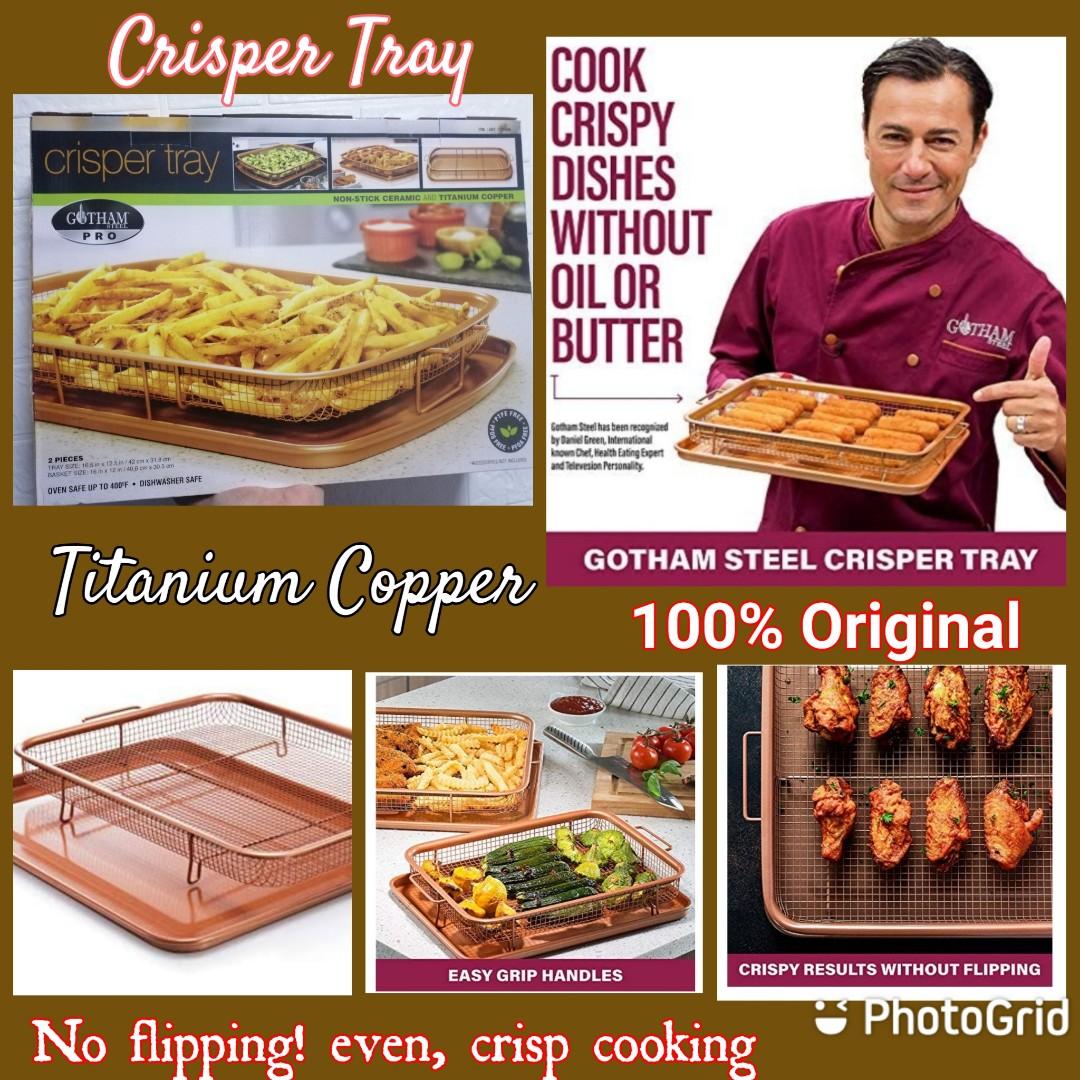 Original GOTHAM STEEL PRO CRISPER TRAY XXL Rack No airfryer, no problem