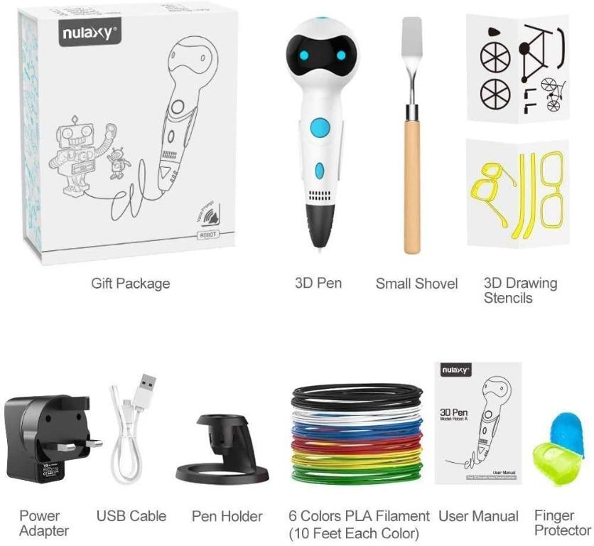 Nulaxy 3d hotsell pen robot