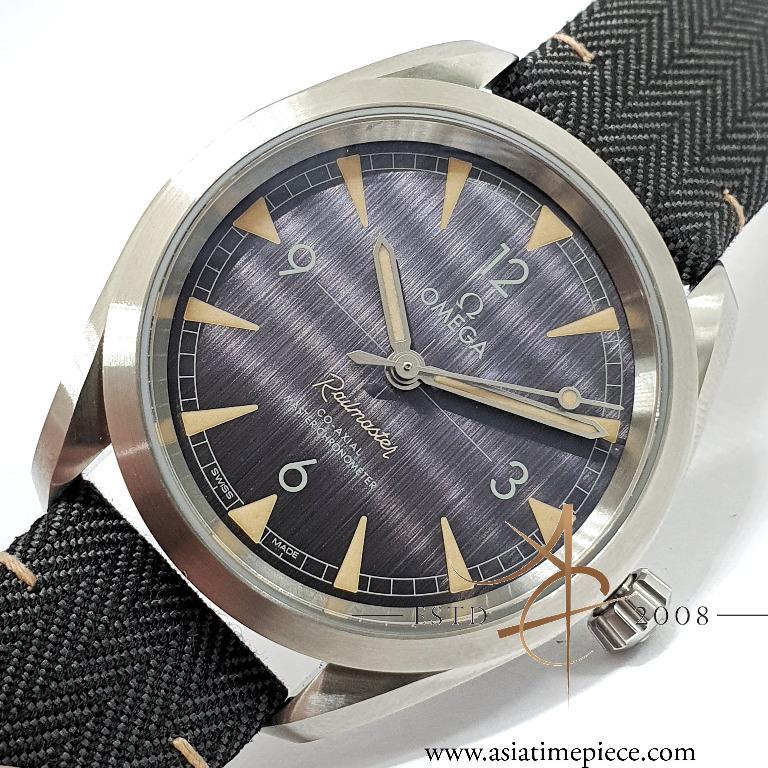omega railmaster on strap
